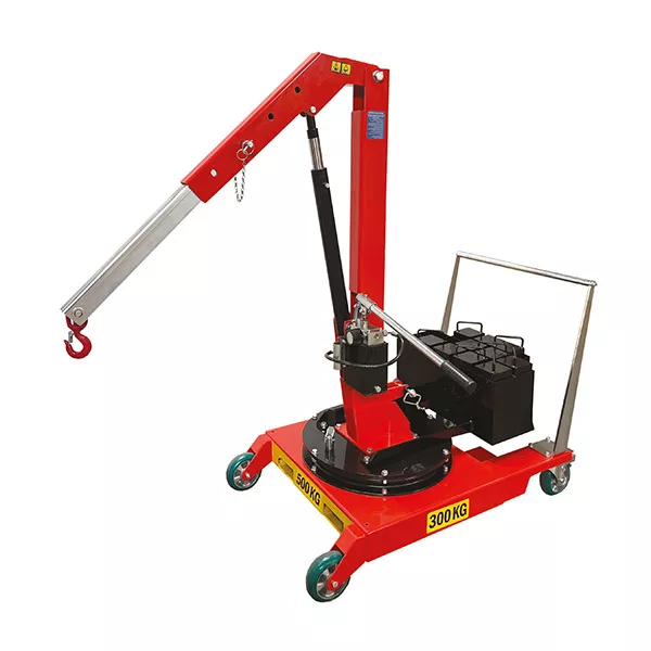 Grue d'atelier manuelle rotative - Charge max 500kg